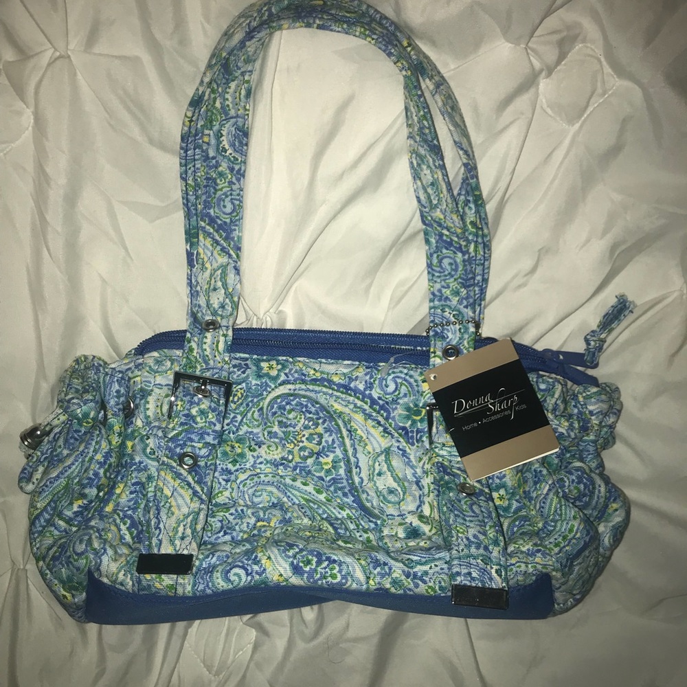 Donna Sharp lagoon paisley Maggie bag